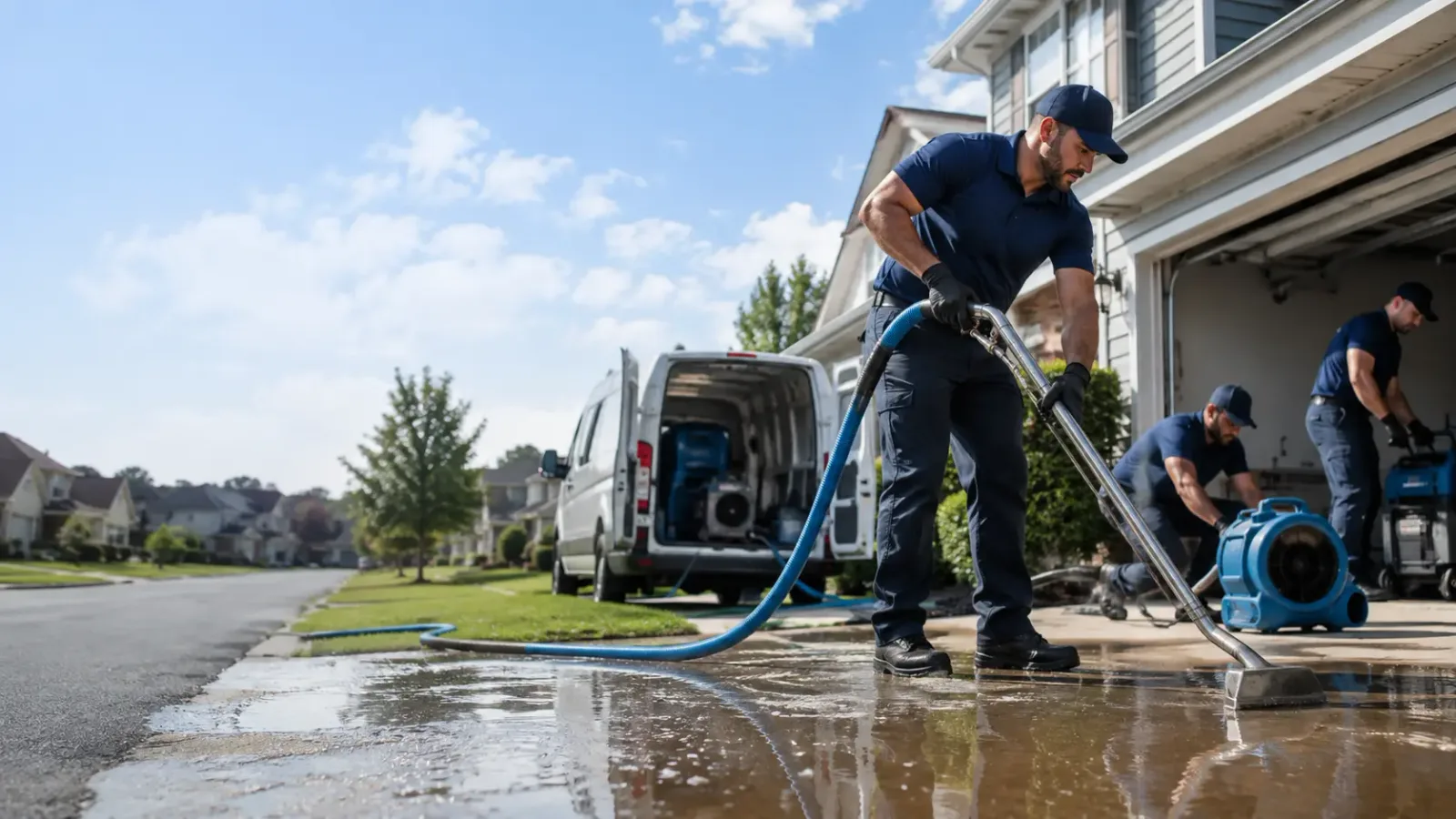 Flood Damage Restoration in Dahinda, IL